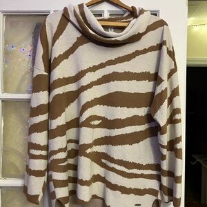 Calvin Klein Boat Neck Stripe Sweater